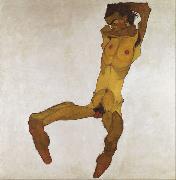 Egon Schiele Seated Male Nude (mk12) oil painting picture wholesale